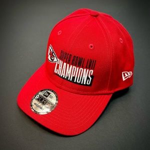 Kansas City Chiefs Super Bowl Champions LVll New Era 9Forty Adjustable Cap NWT